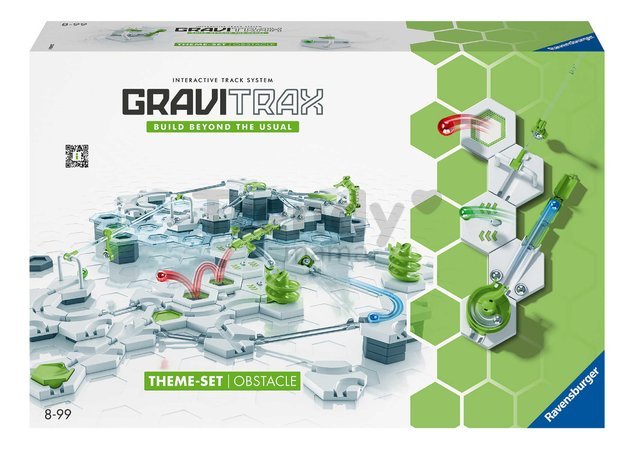 Guľôčková dráha Prekážka Štartovacia súprava Starter Set Obstacle GraviTrax 175 dielikov s lanovkou od 8 rokov