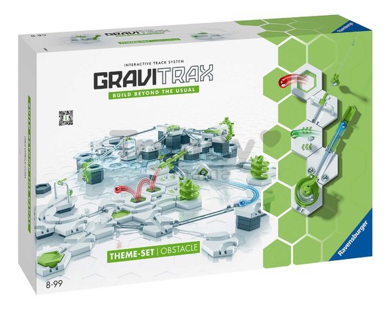 Guľôčková dráha Prekážka Štartovacia súprava Starter Set Obstacle GraviTrax 175 dielikov s lanovkou od 8 rokov