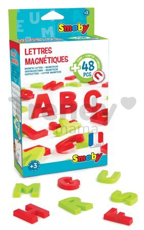 Magnetické písmenká Smoby abeceda 48 kusov