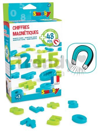 Magnetky Smoby čísla a znaky 48 kusov