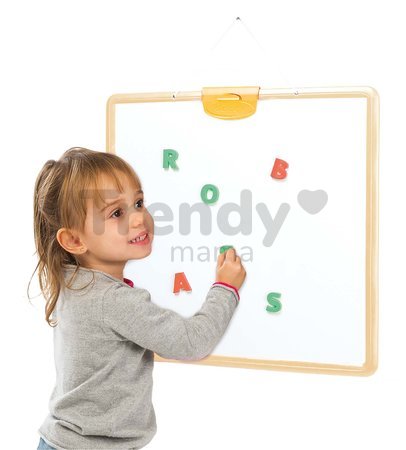 Magnetické písmenká veľké ABC Magnetic Letters Smoby dvojfarebné 48 kusov