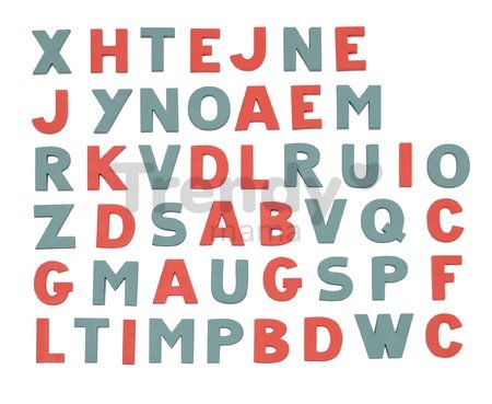 Magnetické písmenká veľké ABC Magnetic Letters Smoby dvojfarebné 48 kusov