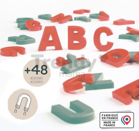 Magnetické písmenká veľké ABC Magnetic Letters Smoby dvojfarebné 48 kusov