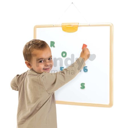 Magnetické písmenká ABC a Čísla Magnetic Letters&Numbers Smoby so znakmi dvojfarebné 72 kusov