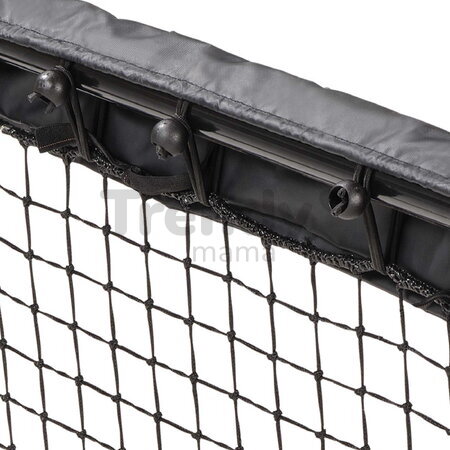 Odrazová sieť futbalová Kickback rebounder L Exit Toys veľká polohovateľná oceľový rám 124*124 cm ET43031010