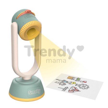 Kreslenie so svetelným projektorom Drawing Light Smoby s 3 modulmi s nastaviteľnou hĺbkou ostrosti 192 ilustračných vzorov od 4 rokov