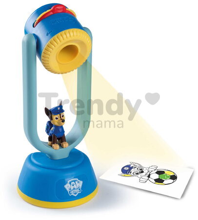 Kreslenie so svetelným projektorom Paw Patrol Drawing Projector Smoby s 2 modulmi s nastaviteľnou hĺbkou ostrosti 128 doplnkov od 4 rokov