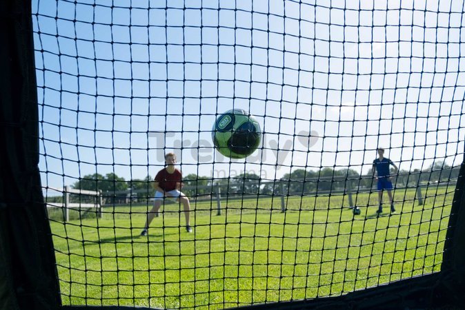 Odrazová sieť futbalová Kickback rebounder Exit Toys extra veľká polohovateľná oceľový rám 164*164 cm