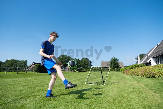 Odrazová sieť futbalová Tempo multisport rebounder Exit Toys polohovateľná oceľový rám 100*100 cm