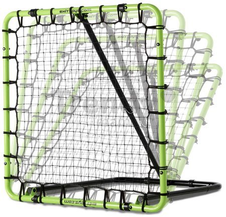 Odrazová sieť futbalová Tempo multisport rebounder Exit Toys polohovateľná oceľový rám 100*100 cm