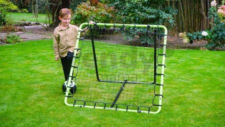 Odrazová sieť futbalová Tempo multisport rebounder Exit Toys polohovateľná oceľový rám 120*120 cm