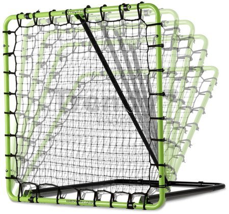 Odrazová sieť futbalová Tempo multisport rebounder Exit Toys polohovateľná oceľový rám 120*120 cm