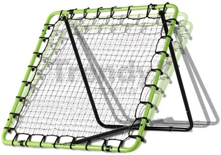 Odrazová sieť futbalová Tempo multisport rebounder Exit Toys polohovateľná oceľový rám 120*120 cm