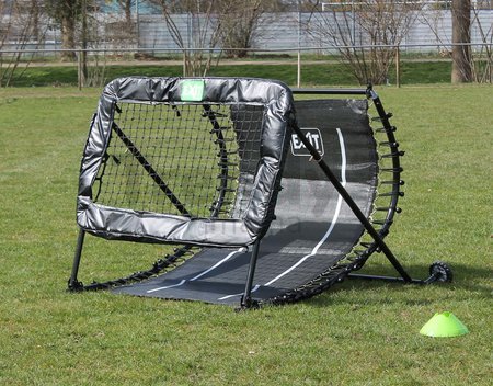 Odrazová sieť futbalová Kickback football rebounder Exit Toys multifunkčná oceľový rám 124*90 cm