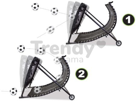 Odrazová sieť futbalová Kickback football rebounder Exit Toys multifunkčná oceľový rám 124*90 cm