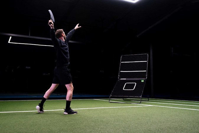 Odrazová sieť na padel Smash Padel Rebounder Exit Toys tréning techník a úderov s nastaviteľným napätím siete