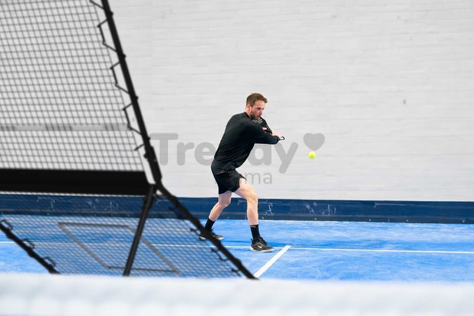 Odrazová sieť na padel Smash Padel Rebounder Exit Toys tréning techník a úderov s nastaviteľným napätím siete