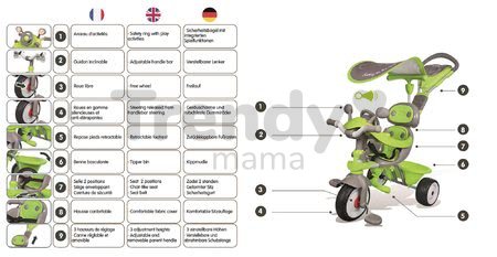 434208 740600 740601 a smoby trojkolka