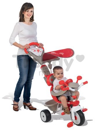 Trojkolka Baby Driver Confort Smoby červená od 10 mes