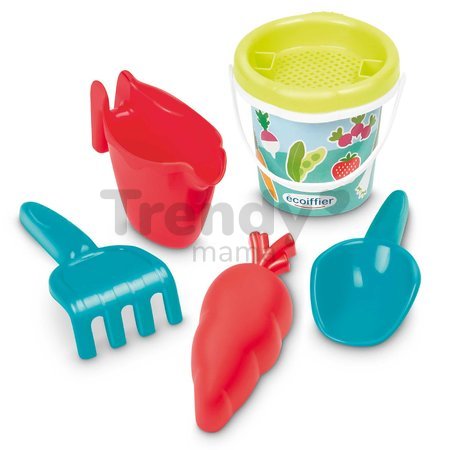Vozík so záhradným naradím a vedrom Garden&Seasons Écoiffier s 5 doplnkami od 18 mes