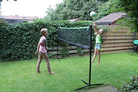 Multifunkčná sieť na loptové hry adjustable sport net Exit Toys 155*300 cm oceľový rám nastaviteľná výška
