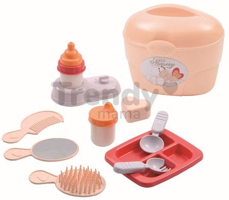 Kufrík s doplnkami pre bábiku Nursery Écoiffier s11 doplnkami od 18 mes