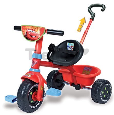 Trojkolka Autá Be Fun Smoby červeno-čierna od 15 mes