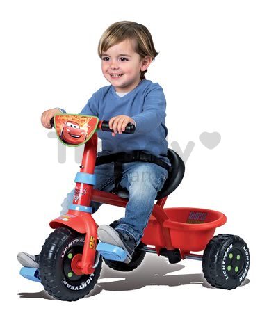 Trojkolka Autá Be Fun Smoby červeno-čierna od 15 mes