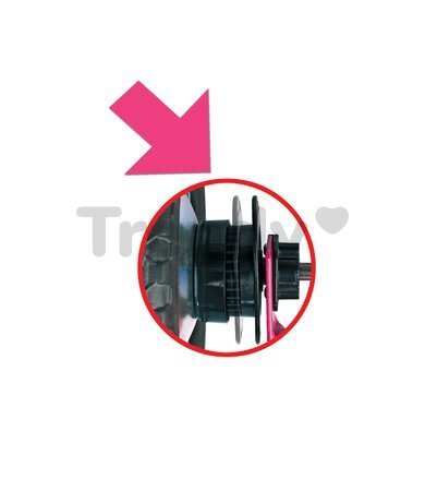 Reťazová trojkolka Zooky Classic Girl Smoby ružová od 16 mes