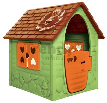 Záhradný domček My First Playhouse Dohány zelený s kvetinkou na streche od 24 mes