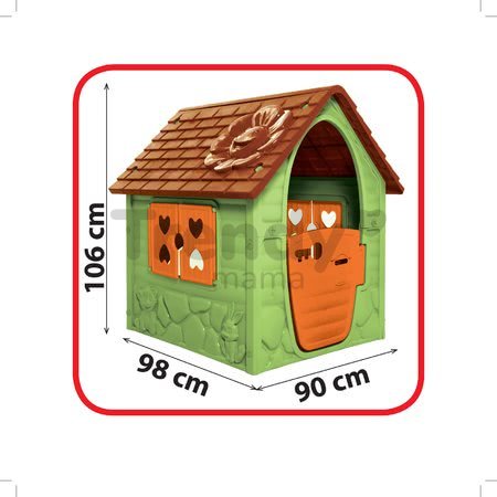 Záhradný domček My First Playhouse Dohány zelený s kvetinkou na streche od 24 mes