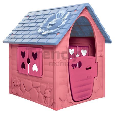 Záhradný domček My First Playhouse Dohány ružový s kvetinkou na streche od 24 mes