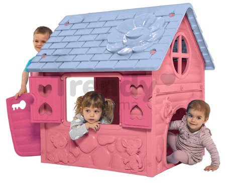 Záhradný domček My First Playhouse Dohány ružový s kvetinkou na streche od 24 mes
