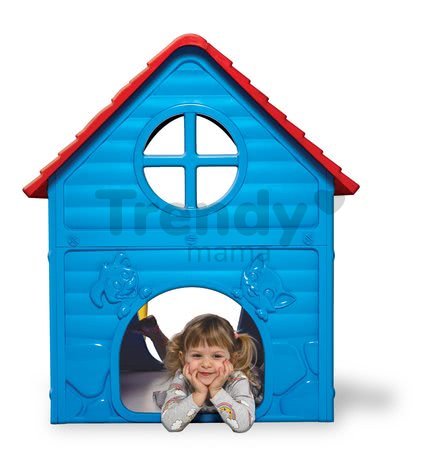 Záhradný domček My First Playhouse Dohány modrý s kvetinkou na streche od 24 mes