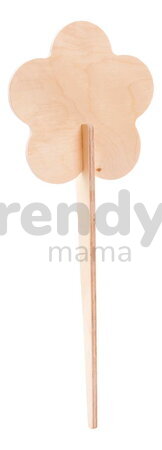 Drevené kolíky do kvetináča Outdoor Flowerpot Stickers Eichhorn 8 dielov so štetcom a farbou na vymaľovanie