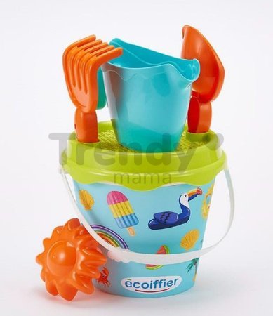 Vedro set zmrzlina Garden&Seasons Écoiffier s 18 cm krhlou 6 dielov s IML potlačou od 18 mes