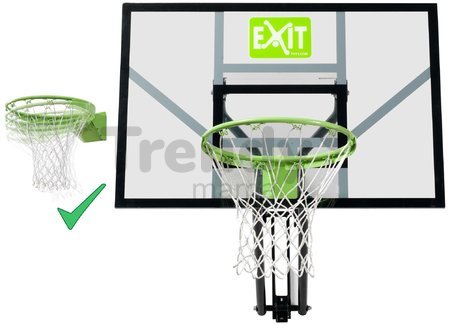 Basketbalová konštrukcia s doskou a flexibilným košom Galaxy wall mounted basketball Exit Toys oceľová uchytenie na stenu nastaviteľná výška