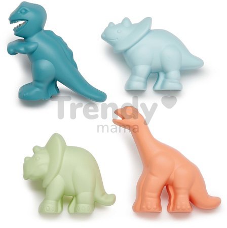 Formičky do piesku Dino Sand Mold Écoiffier 4 kusy zvieratiek od 18 mes