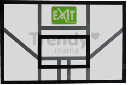 Basketbalová doska Galaxy basketbal board Exit Toys transparentný polykarbonát