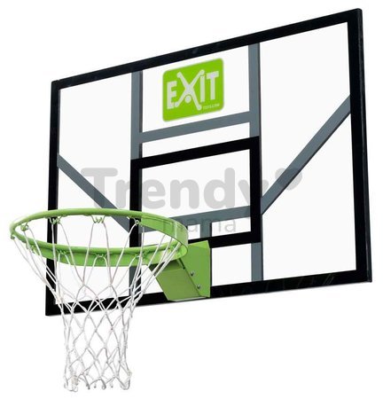 Basketbalová doska s flexibilným košom Galaxy basketball backboard Exit Toys transparentný polykarbonát