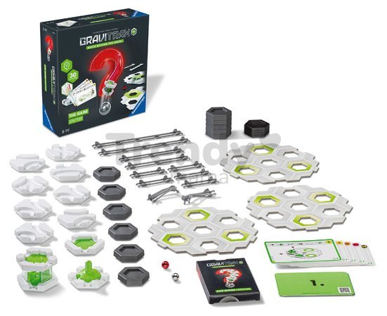 Guľôčková dráha Rozdeľovač The Game Splitter PRO GraviTrax 80 doplnkov a kartičky s 30 výzvami od 8 rokov