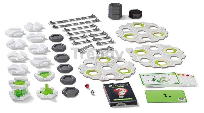 Guľôčková dráha Rozdeľovač The Game Splitter PRO GraviTrax 80 doplnkov a kartičky s 30 výzvami od 8 rokov