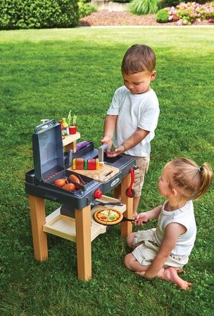 Záhradná kuchynka s grilom a pizzeria Garden&Seasons Summer Kitchen Écoiffier 27 dielov od 18 mes