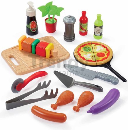 Záhradná kuchynka s grilom a pizzeria Garden&Seasons Summer Kitchen Écoiffier 27 dielov od 18 mes