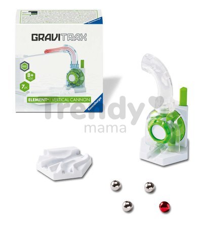 Rozšírenie pre guľôčkové dráhy Vertikálny kanón Vertical Cannon GraviTrax 7 dielov od 8 rokov