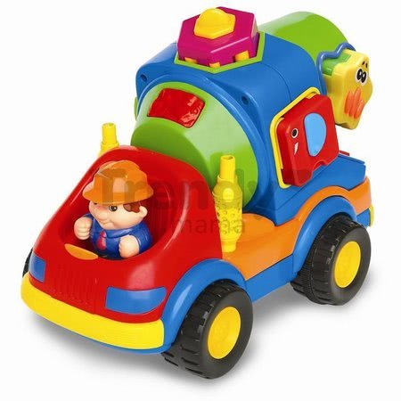 Domiešavač na cement Activity Kiddieland auto s miešačkou so zvukmi od 18 mes