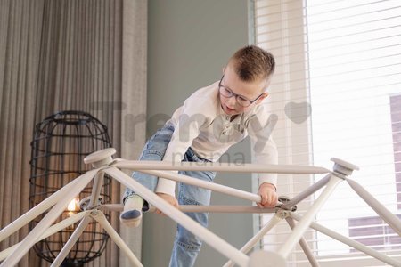 Preliezačka kupola Metal Climbing Dome Exit Toys do interiéru a exteriéru kovová konštrukcia priemer 190 cm od 3 rokov