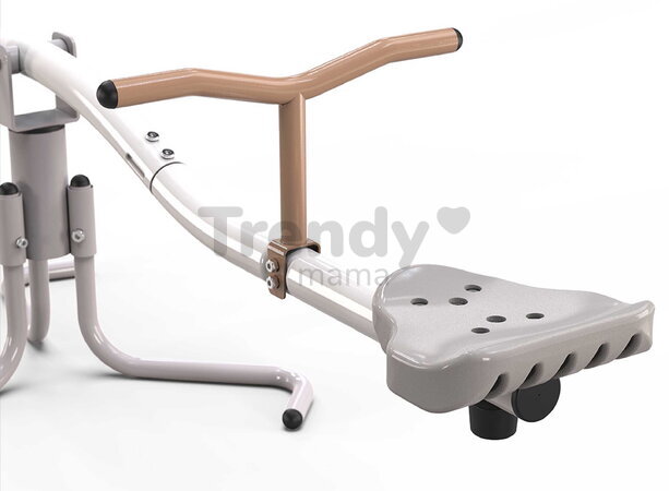 Obojstranná hojdačka 360° stupňové točenie Spinner 360 Pastel Exit Toys s ľahkou oceľovou konštrukciou ET48205010
