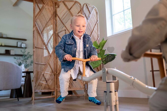 Obojstranná hojdačka 360° stupňové točenie Spinner 360 Pastel Exit Toys s ľahkou oceľovou konštrukciou ET48205010