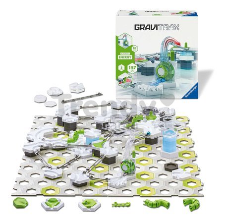 Guľôčková dráha Energy Akčná súprava Action Set GraviTrax elektronická 157 dielikov s vertikálnym kanónom a svetelnými piliermi d 8 rokov